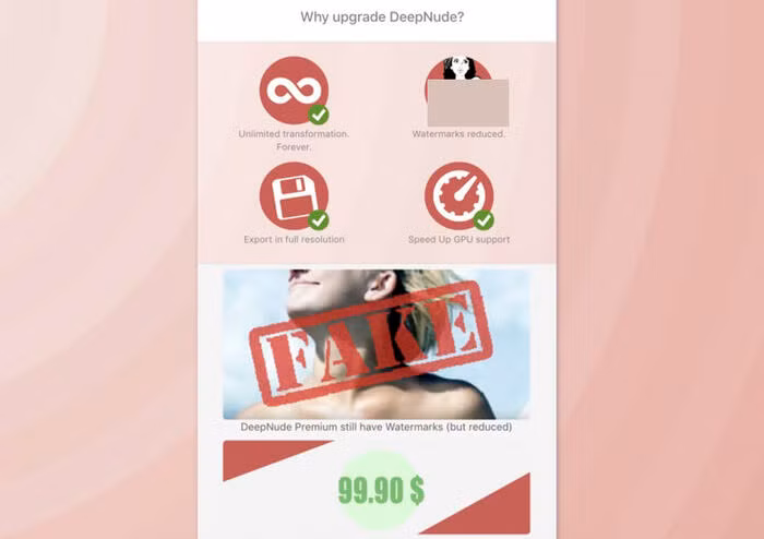 Hàng trăm nghìn bức ảnh của rất nhiều nạn nhân nữ, trong đó có cả các bé gái, đã bị đánh cắp để tạo nên những bức ảnh nhạy cảm dựa trên công cụ DeepN.de