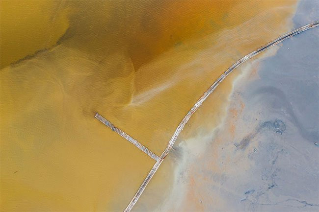 Xét về mặt mỹ thuật, đây là một bức ảnh đẹp với những gam màu sắc rạch ròi, đen xen. Nhưng đây lại là một bức tranh đẹp đẽ nhưng đầy đáng sợ.