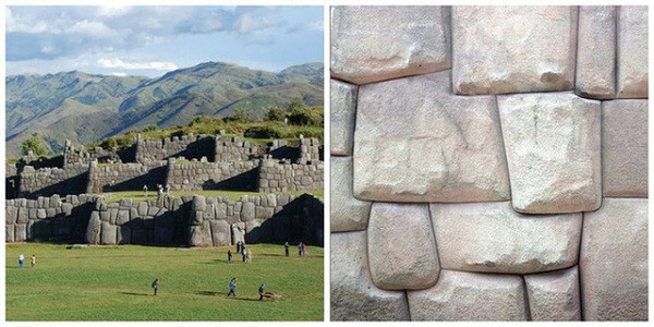 Khu phức hợp đền thờ Saksaywaman, ở Peru là một trong những bí ẩn mà cho đến giờ các nhà khoa học vẫn chưa thể giải thích và cũng không ai biết nó được xây dựng ra sao. Công trình kiến trúc này hoàn hảo tới mức chúng được hoàn thành mà không cần sử dụng một giọt vữa nào, đến mức không thể đưa được bất cứ vật gì vào khe giữa hai trong số những tảng đá.