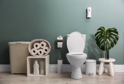 Bồn cầu xả nước đầu tiên được thiết kế vào năm 1596, nhưng khi đó phát minh này không được đánh giá cao, thậm chí còn bị nhiều người mỉa mai, châm chọc. Vào năm 1775, một nhà phát minh người Scotland là Alexander Cumming đã nhận được bằng sáng chế cho chiếc bồn cầu xả nước được cải tiến. Ông đã bổ sung một ống hình chữ S bên dưới bệ ngồi để ngăn chặn mùi hôi.