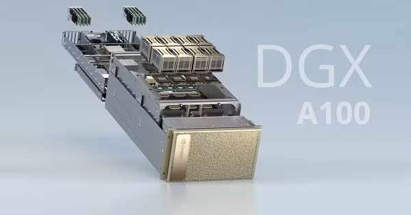 Máy sử dụng công nghệ GPU đa cấp, các khối lượng công việc nhỏ hơn có thể được hỗ trợ bằng cách phân vùng DGX A100 thành tối đa 56 bản sao.