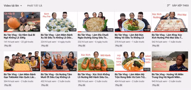 Cùng với đó là việc giảm sút view nghiêm trọng trong mỗi video của bà Tân thời gian gần đây cũng khiến người hâm mộ không khỏi hoang mang. Từ hàng triệu view mỗi lần đăng tải, giờ đây mỗi video của bà chỉ thu về vài trăm ngàn lượt xem mà thôi.