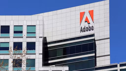 Adobe là hãng phần mềm nổi tiếng với các công cụ sáng tạo. Tên gọi này xuất phát từ con suối Adobe Creek chảy sau nhà đồng sáng lập John Warnock. Adobe cũng là tên loại gạch bùn dùng trong xây dựng, ám chỉ cảm hứng sáng tạo trong các phần mềm của công ty.