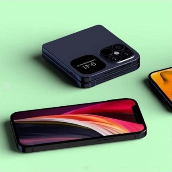 Trong hình ảnh iPhone Fold được tiết lộ, sản phẩm vẫn giữ nguyên thiết kế màn hình tai thỏ giống những dòng iPhone X trở lên. Khung viền hình vuông cũng tạo cảm giác khoẻ khoắn và nam tính hơn thế hệ cũ.