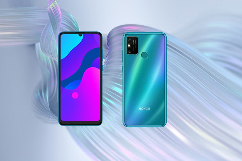 onor 9A là mẫu tiếp tục với phong cách thiết kế "giọt nước" với màn hình rộng và tỷ lệ màn hình 20:9, cung cấp khả năng hiển thị 70% hệ thống màu NTSC. Camera trước đặt chính giữa và có khả năng quay video 1080p.