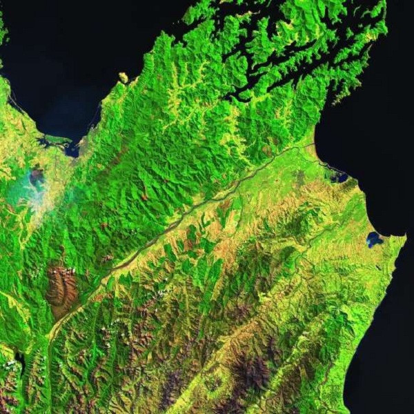 Một loạt vụ cháy rừng ở New Zealand đã gây ảnh hưởng thế này đến Trái Đất khi nhìn từ không gian.