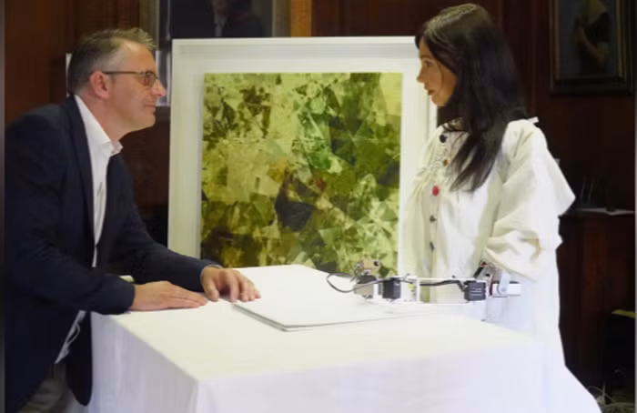 Ngoại hình của Ai-Da khá giống người thật nhờ lớp da nhân tạo chất lượng, mái tóc đen dài, lông mày được tạo ra từ tóc, răng và nướu làm từ chất liệu in 3D.