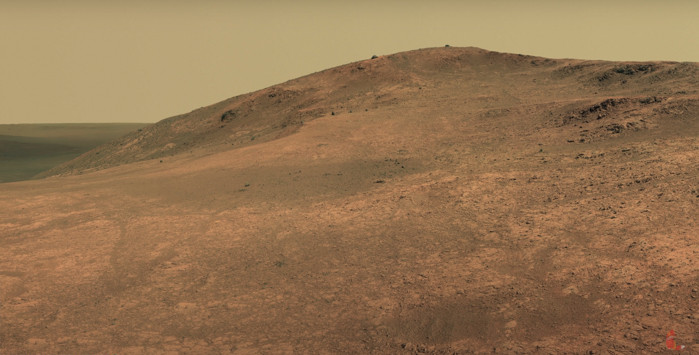 Từ những bức ảnh HD của các robot truyền tải về, các nhân viên của Nasa đã tạo nên những bức hình toàn cảnh 4K chi tiết về sao Hoả.