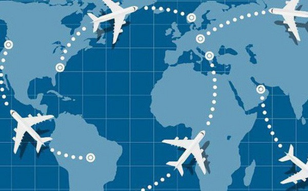 Đa phần máy bay không bay theo đường thẳng mà bay theo các đường vòng cung, đôi khi là đường zigzag. Vì các lý do về thời tiết, đường bay, an toàn bay, an ninh hàng không của từng khu vực mà máy bay sẽ bay theo quỹ đạo riêng của nó.