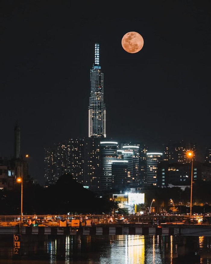 Siêu trăng quan sát tại Tp HCM.