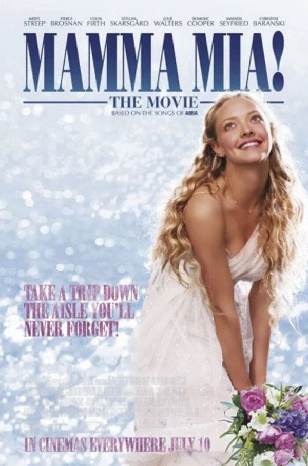 Mamma Mia!: Có lẽ nữ diễn viên này cũng sẽ không thể tin nổi cổ mình lại dài và bị bẻ cong bất thường đến vậy trong tấm poster phim.