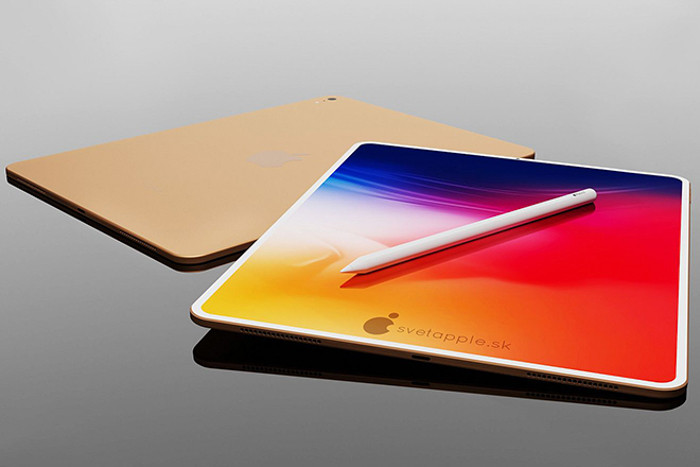 iPad Air 2020 thậm chí có thể mỏng như Galaxy Tab S5e (5,55 mm) và phía sau máy đi kèm camera đơn, kết hợp với camera trước duy nhất đặt trong viền.