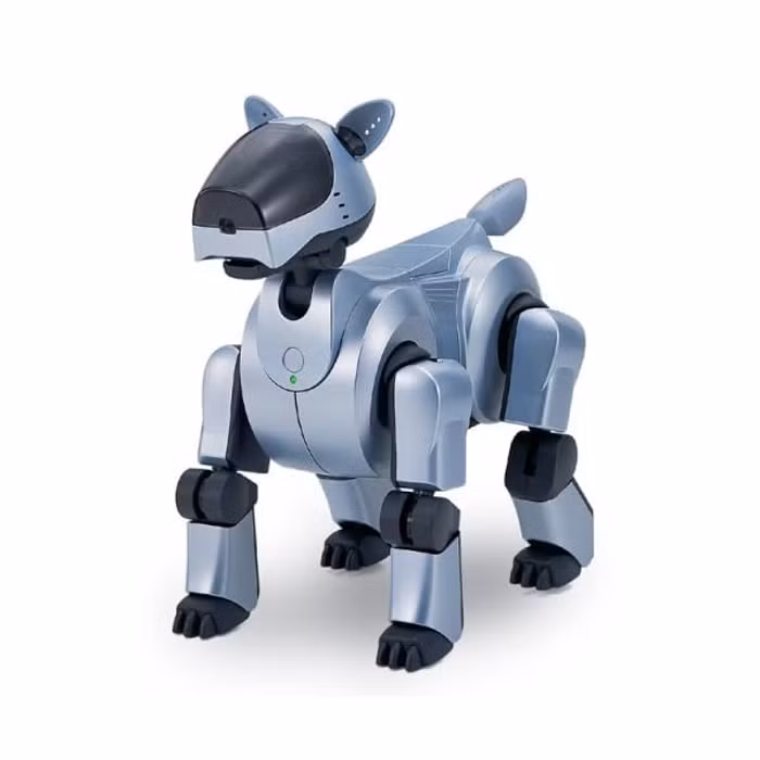 Đây là chú chó Aibo phiên bản đầu tiên năm 1999. Chú chó Robot được cho là cách mạng của công nghệ thời bấy giờ.