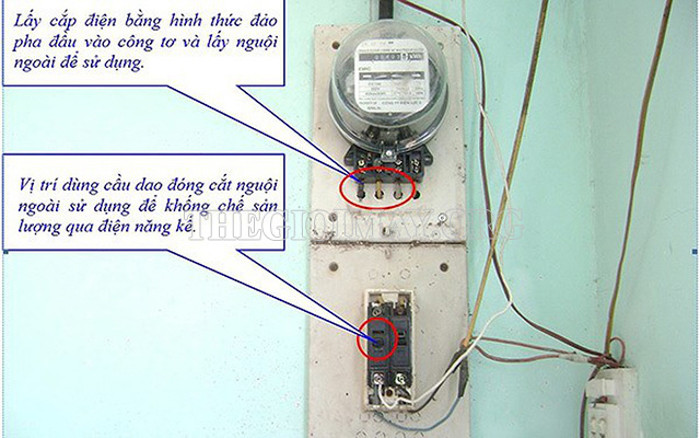 Sử dụng một bóng đèn tròn 100W, cắm cho thiết bị sáng lên và đếm số vòng quay. Bạn nên đếm số vòng quay của thiết bị trong vòng 1 giờ và ghi lại (số s3).