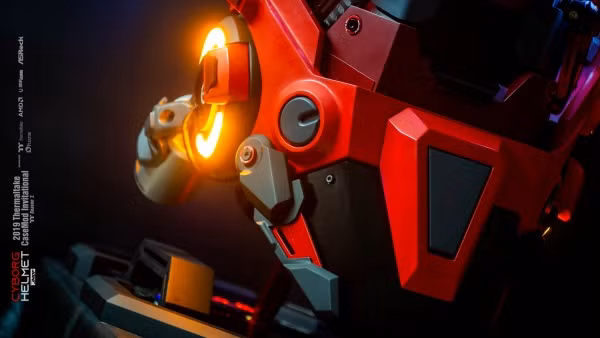 Cyborg Helmet sử dụng nền tảng phần cứng đến từ AMD với CPU Ryzen5 3400G cùng bo mạch chủ Asrock x570 steel legend.