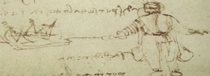 Bộ đồ lặn do ông chế tạo có chất liệu chủ yếu từ da, gồm một bộ quần áo cùng mặt nạ có cặp kính làm bằng thủy tinh. Trong ghi chép của ông, không khí lưu thông trong khu vực phồng lên của áo da cho phép người mặc thở dưới nước.