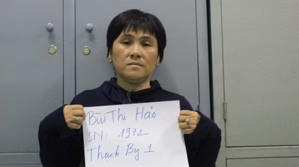 Bị can Bùi Thị Hảo. (Ảnh: C.A)