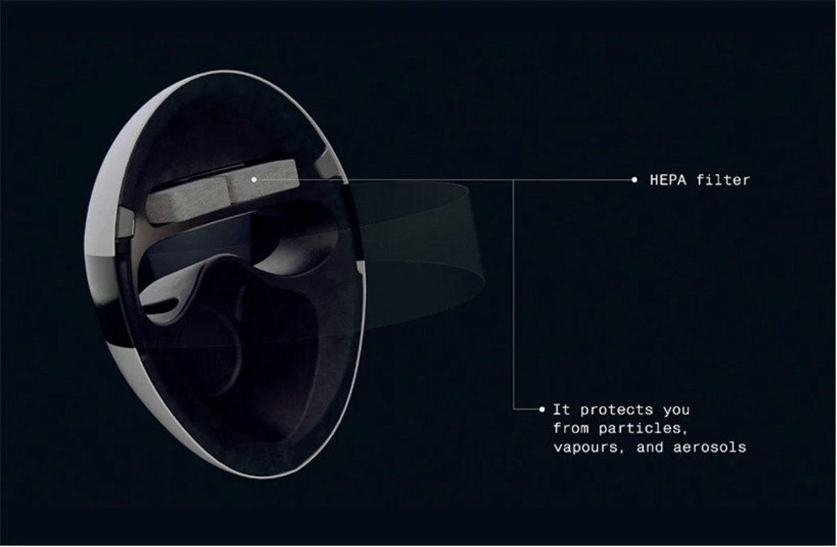 Blanc lọc không khí qua hai bộ lọc HEPA có thể tái sử dụng và thay thế được FDA chấp thuận.