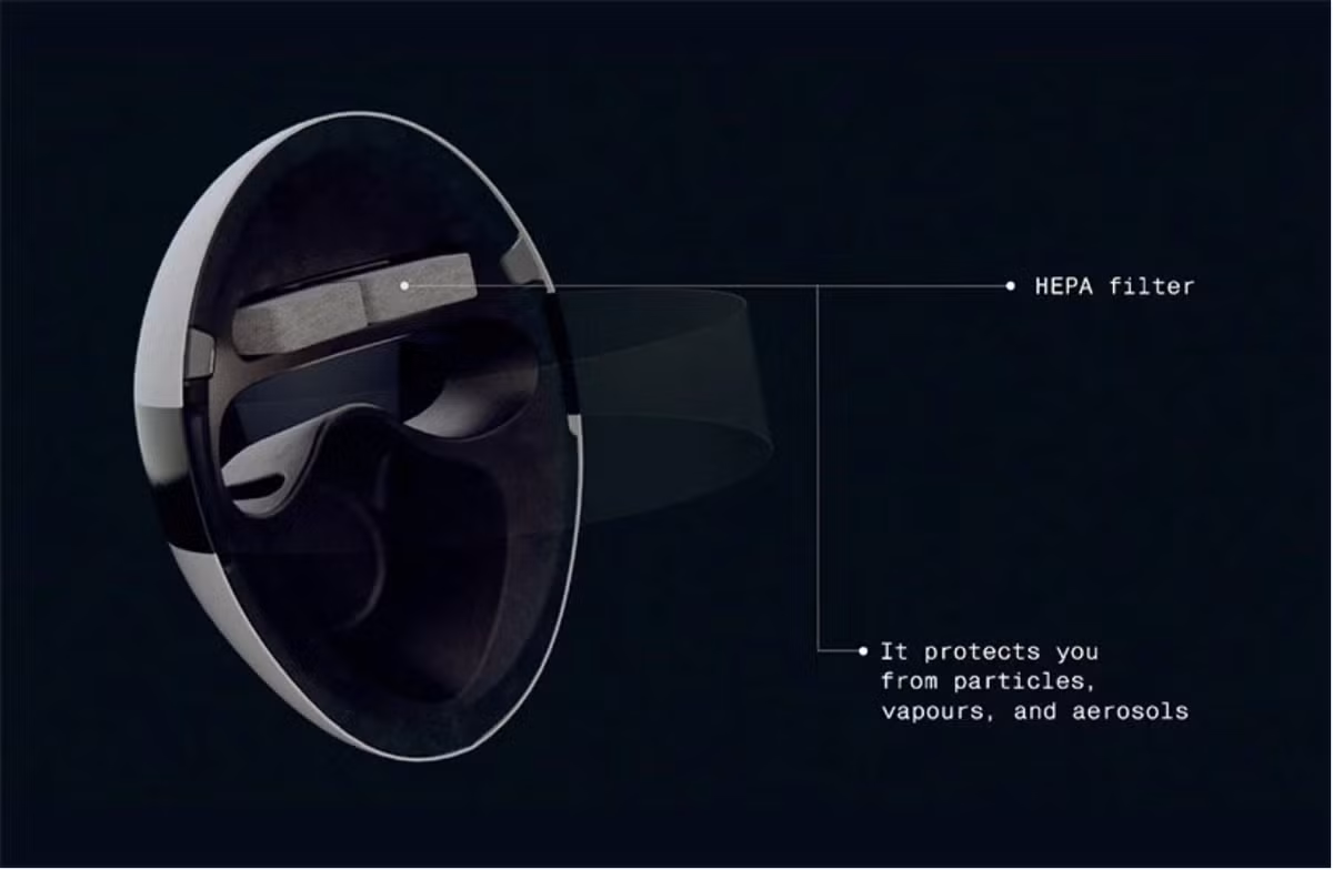 Blanc lọc không khí qua hai bộ lọc HEPA có thể tái sử dụng và thay thế được FDA chấp thuận.