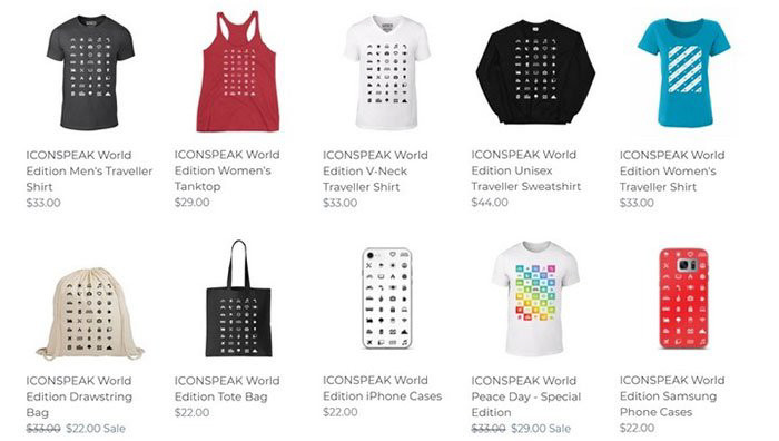 Các dòng sản phẩm liên quan của thương hiệu này gồm có cả áo ba lỗ, túi canvas, ốp điện thoại...