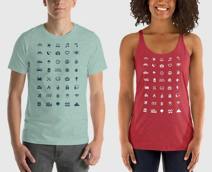 Loại áo thiết kế dạng basic nên phù hợp với cả phụ nữ và đàn ông.