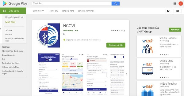 Tại Việt Nam, các công nghệ tiên tiến cùng các thiết bị thông minh đang được phát triển nhằm trợ giúp phần nào cho công tác phòng chồng Covid-19. Mới đây nhất, ngày 10/3 toàn bộ người dân và du khách Việt Nam có thể thực hiện khai báo y tế thông qua 2 ứng dụng điện thoại kiểm soát bởi Bộ TT&amp;TT và Bộ Y Tế.