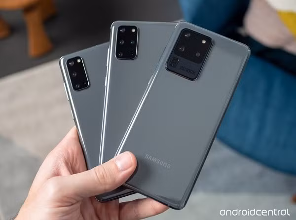 Hai siêu phẩm tiếp theo của Samsung thuộc danh sách xếp hạng của Antutu là Samsung Galaxy S20 Plus chip Exynos 990 với 505.071 điểm.