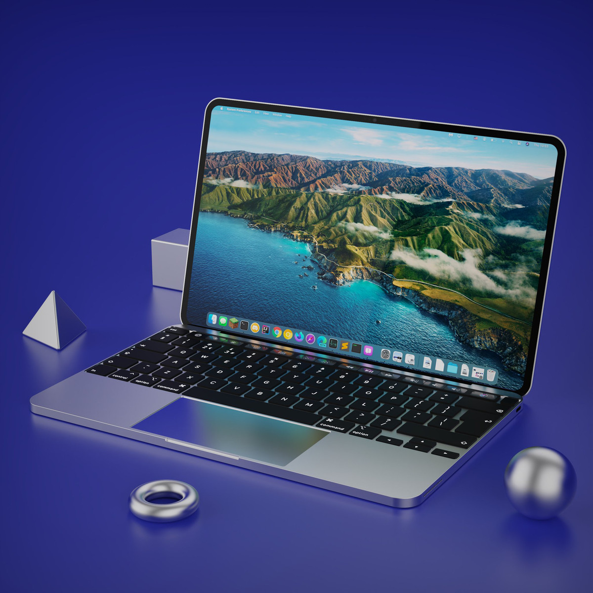 Mới đây, trên các group Facebook đang truyền tay nhau hình ảnh concept dòng MacBook mới của nhà Apple. Đây là hình ảnh tới từ tài khoản Twitter @ZONEofTECH và @ZONEofCONEPTS.