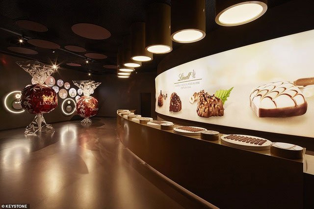 Bảo tàng socola của Lindt có mức giá xây dựng là 110 triệu đôla, mới mở cửa tại Zurich, Thụy Sĩ trong tuần vừa qua.