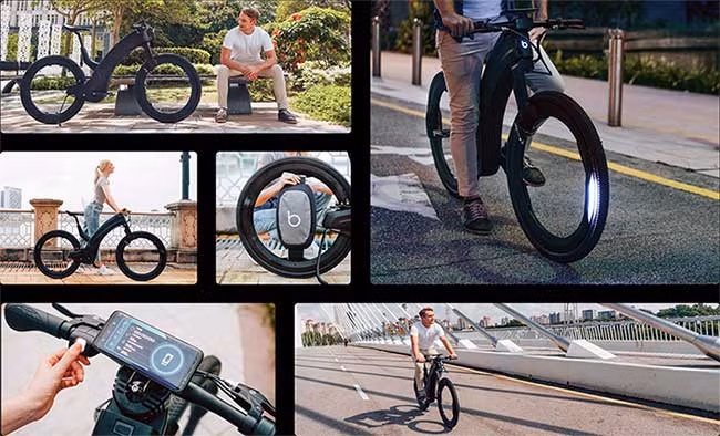 Kỹ sư Abby S thuộc Beno Technologies nói: "Đây là một thiết kế thực sự độc đáo. Tôi không nghĩ rằng tôi đã từng nhìn thấy một chiếc xe đạp như thế này trước đây. Và tôi có thể đưa tay qua bánh xe một cách dễ dàng".