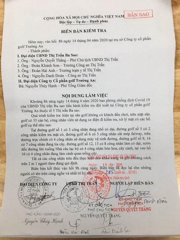 Bi to don khach khi dang cach ly xa hoi, Golf Truong An noi gi?-Hinh-2