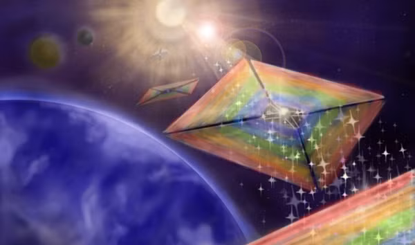 Canh buom moi se su dung chum tia laser de bay trong khong gian