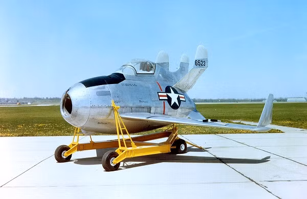 Chiến đấu cơ "Ký sinh trùng'' XF-85 Goblin ra đời vào cuối những năm 1940 nhằm hộ tống oanh tạc cơ B-36. Có chiều dài chỉ khoảng 4 m và cao chưa đến 3 m, sải cánh khi gập lại dài 1,5 m, trọng lượng của nó không vượt quá 3 tấn nhưng đạt tốc độ hơn 950 km/giờ.
