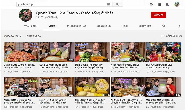 Hiện tại, kênh YouTube của Quỳnh Trần JP đã đạt mốc hơn 2,9 triệu đăng ký dù chỉ mới nổi lên vào giữa năm 2019. Đây là con số đáng mơ ước đối với nhiều người làm Youtube nhưng cũng khiến hông ít người thắc mắc về doanh thu “khổng lồ” của kênh Quỳnh Trần JP – Cuộc sống ở Nhật.
