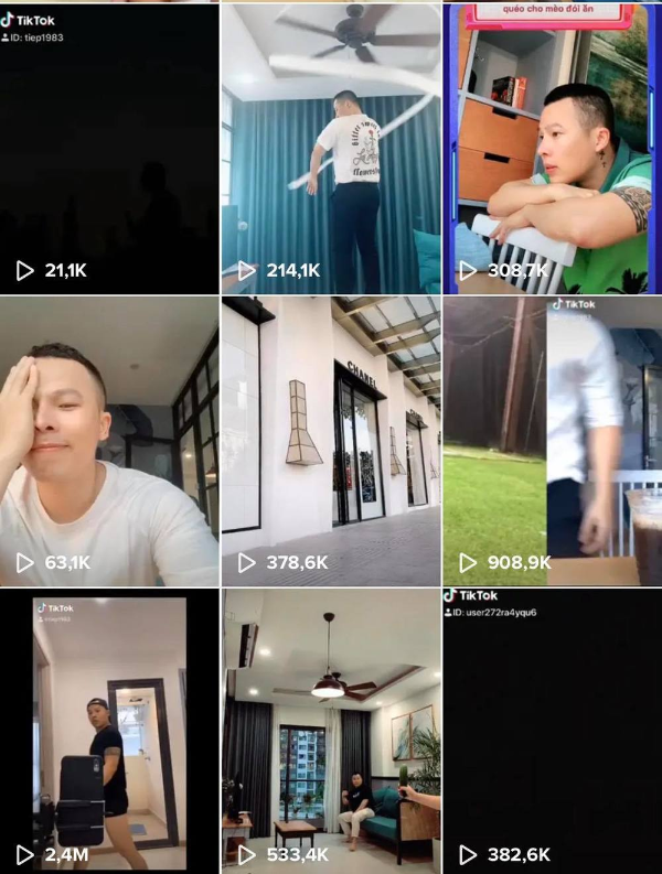 Chiếc điện thoại và loạt đồ dùng công nghệ cũng được Vũ Khắc Tiệp tận dụng tối đa để...quay TikTok.