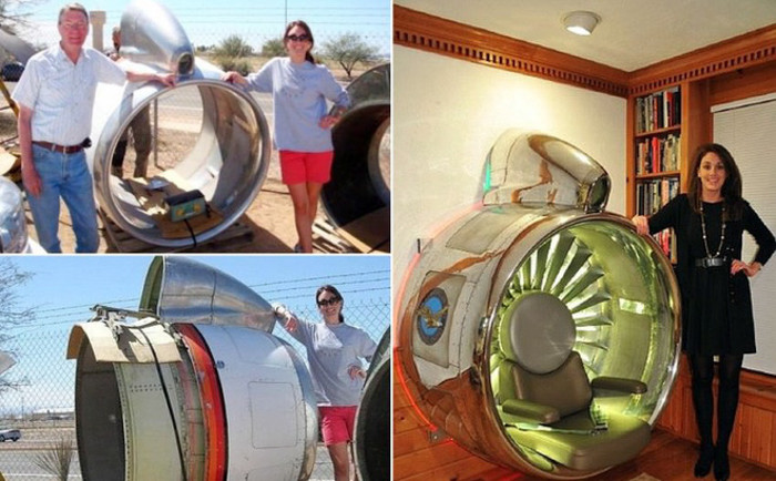 Chiếc ghế kèm quạt gió khổng lồ này được sáng chế nên bởi hai cha con đam mê sáng tạo chỉ vì lí do trời quá nóng.