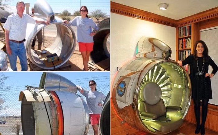 Chiếc ghế kèm quạt gió khổng lồ này được sáng chế nên bởi hai cha con đam mê sáng tạo chỉ vì lí do trời quá nóng.