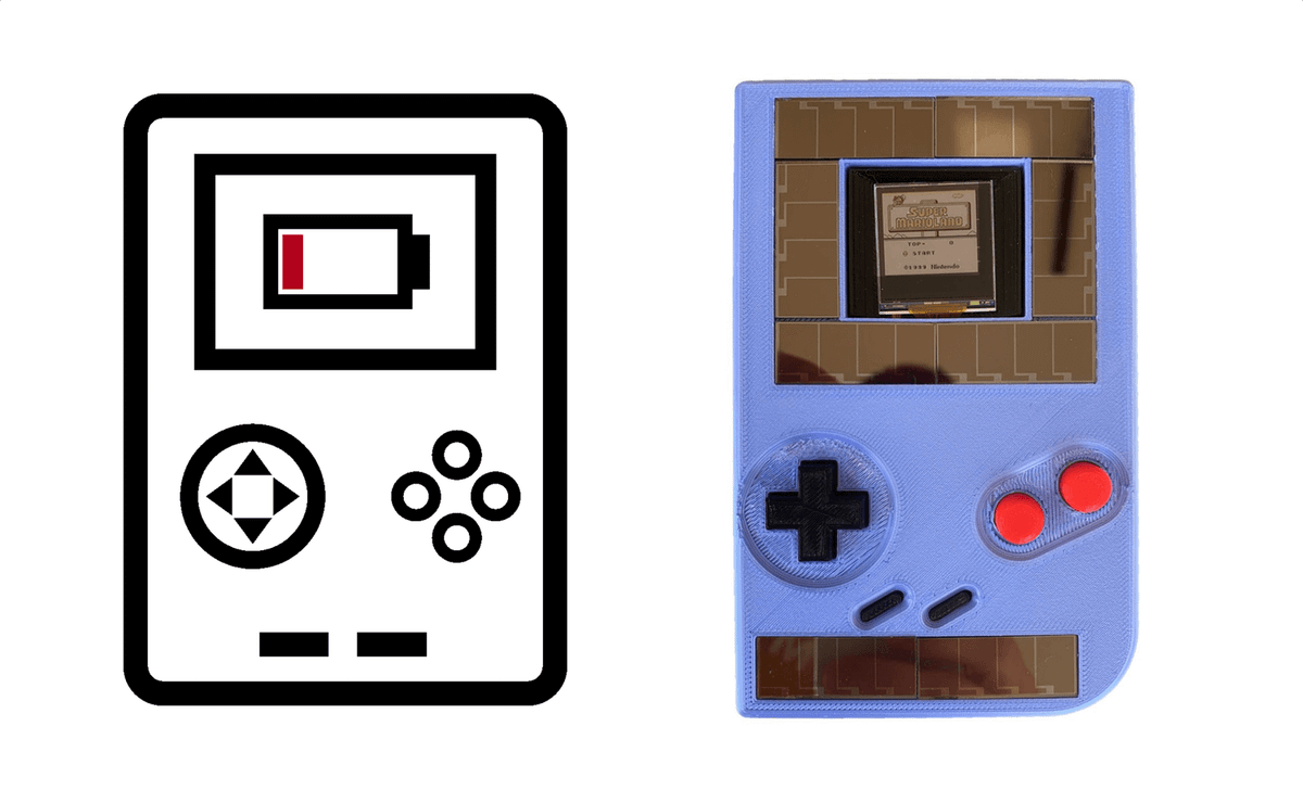 Thiết bị do nhóm Winkel sản xuất có tên là Engage, và có vẻ ngoài rất giống với Game Boy, với hình dạng vuông vắn, bố cục nút gần như giống nhau và các yếu tố cổ điển như nút chéo.