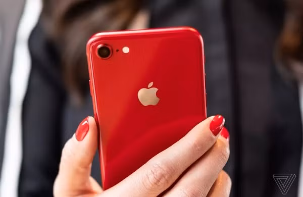 Theo Cnet, camera của dòng máy giá bình dân này không thay đổi nhiều so với iPhone 8. Mặt lưng kính nhám với một camera sau độ phân giải 12 MP và đèn flash được đặt theo chiều ngang, nhưng có thể dùng cảm biến máy ảnh chính như trên iPhone 11. Ảnh: The Verge