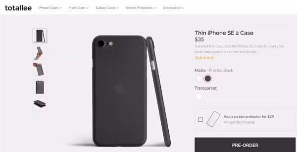 Tiếp tục lộ bằng chứng cho thấy Apple sắp ra mắt iPhone 9 (hay iPhone SE2) giá thấp khi CNET đưa tin, ốp lưng của phiên bản điện thoại mới này xuất hiện trên nhiều trang thương mại điện tử từ Alibaba, tới Amazon, thậm chí cho phép đặt trước trên website của nhiều nhà sản xuất. Ảnh: Cnet