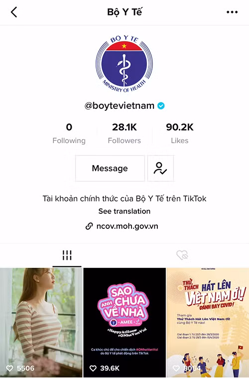 Bo Y te tao “bao trieu view” tren TikTok phong chong Covid-19-Hinh-2