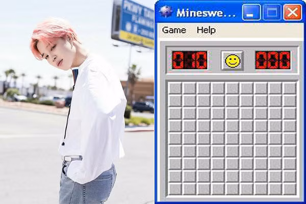 Không ít Army (tên cộng đồng fan của BTS) bất ngờ khi Jimin chia sẻ anh thường sử dụng máy tính để chơi trò... Minesweeper. Trò chơi này quen thuộc với rất nhiều người dùng Việt Nam với tên gọi Dò mìn, được cài đặt mặc định sẵn rong nhiều phiên bản Windows.