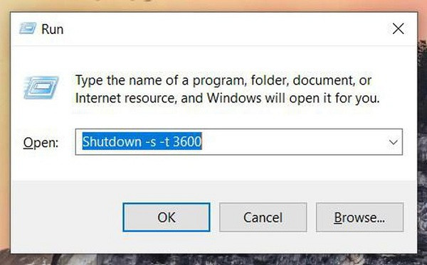 Sau khi đã cài đặt xong bạn nhấn OK và máy tính sẽ tự động tắt sau khoảng thời gian bạn vừa thiết lập. Để hủy hẹn giờ tắt máy tính, nhấn tổ hợp phím Windows + R, nhập shutdown -a vào hộp thoai Run.
