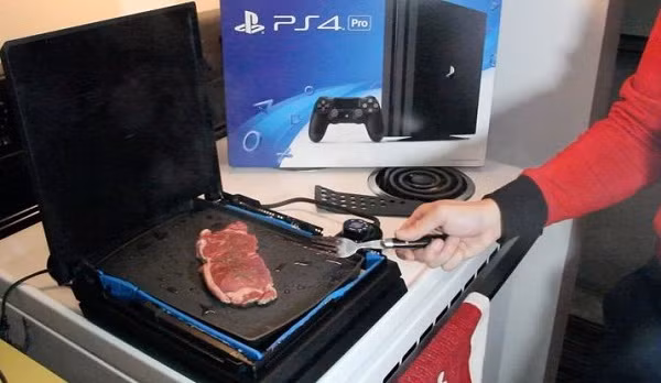 Tuy nhiên chiếc máy này đã hoàn toàn mất đi chức năng chơi game bởi toàn bộ máy móc đã được thay thế bằng linh kiện của một chiếc lò nướng.