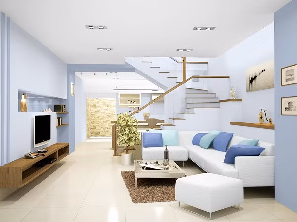 Một trong những yếu tố đơn giản giúp tiết kiệm điện năng sử dụng nhưng lại ít được hộ gia đình quan tâm đó là màu sơn tường. Chuyên gia xây dựng cho rằng, sử dụng sơn tường, nội thất có tông sáng màu giúp phản ánh sáng tốt hơn, bạn có thể sử dụng một bóng đèn ít tốn điện để thắp sáng cho cả căn phòng một cách dễ dàng.