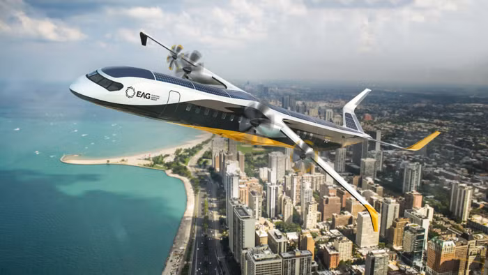 Máy bay Hera là thiết kế của Electric Aviation Group (EAG), công ty kỹ thuật có trụ sở ở Bristol, Anh và dự kiến đưa vào hoạt động năm 2028.