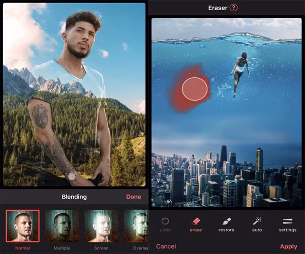Bazaart tích hợp nhiều hiệu ứng chỉnh sẵn để người dùng dễ dàng có được sản phẩm ưng ý trước khi đăng lên mạng xã hội, đôi khi tạo nên những bức ảnh siêu thực như thế này.