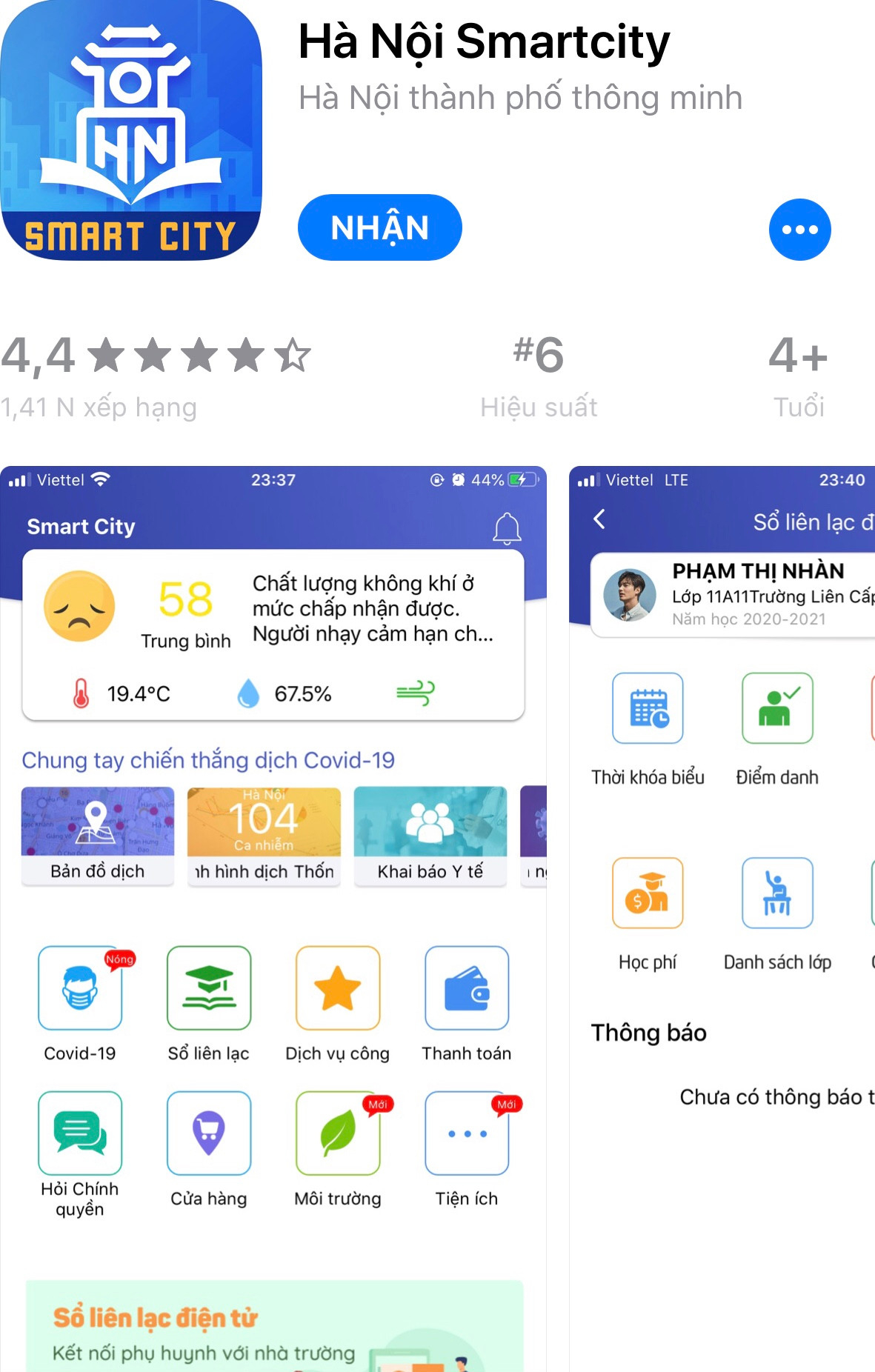 Ứng dụng Hà Nội Smartcity cũng là một công cụ hỗ trợ đắc lực cho việc cảnh báo COVID-19. Theo Ban chỉ đạo phòng chống dịch COVID-19 Hà Nội, ứng dụng này sử dụng công nghệ thông tin vào giám sát với các trường hợp dương tính với COVID-19 và người được yêu cầu cách ly tập trung, cách ly tại nơi cư trú và cả người đã khỏi bệnh cần tiếp tục theo dõi y tế.