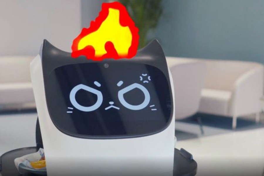 Điều thú vị là BellaBot có thể sẽ tỏ thái độ cáu gắt nếu bạn sờ vào tai nó quá nhiều.