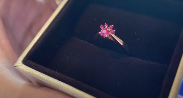 Ngoài ra, Bụt cũng 2 lần tặng bạn gái cũ nhẫn kim cương trong dịp sinh nhật.